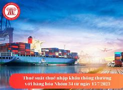 Thuế Suất Hàng Hóa Nhập Khẩu